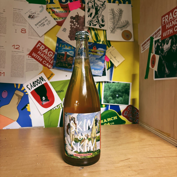 Skin Contact Seyval Blanc Pet Nat 'Skin on Skin' 2024 - An October Tandem Wine
