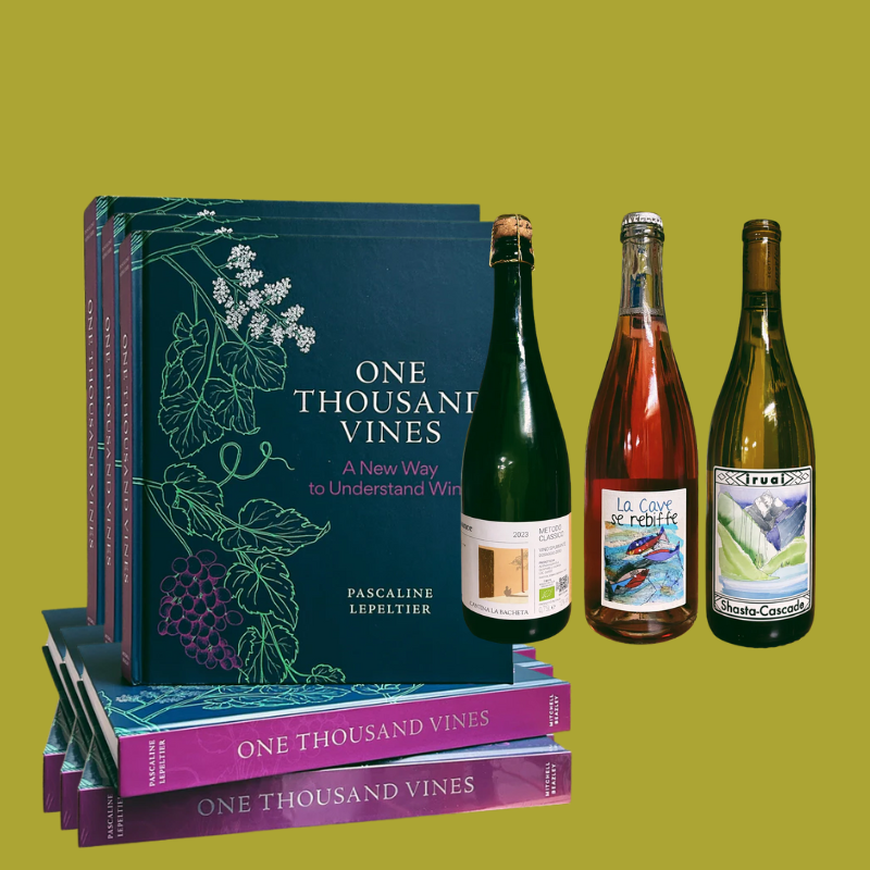 'One Thousand Vines' book + a surprise bottle — GIFT BUNDLE